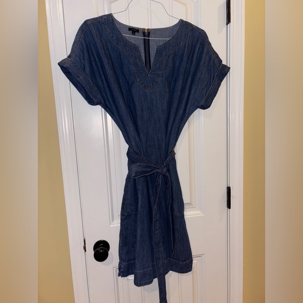Talbots Dark Blue Denim Mini Dress